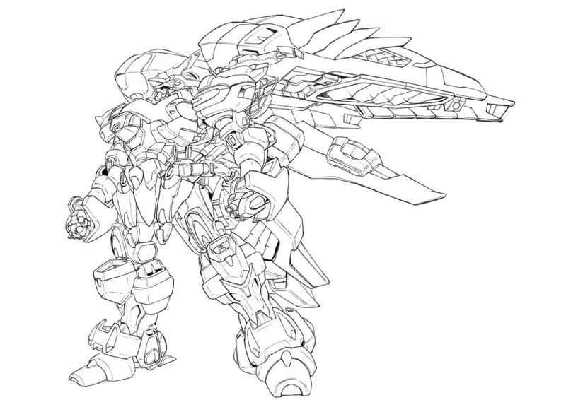 Bé yêu công nghệ sẽ thích tô màu hình robot