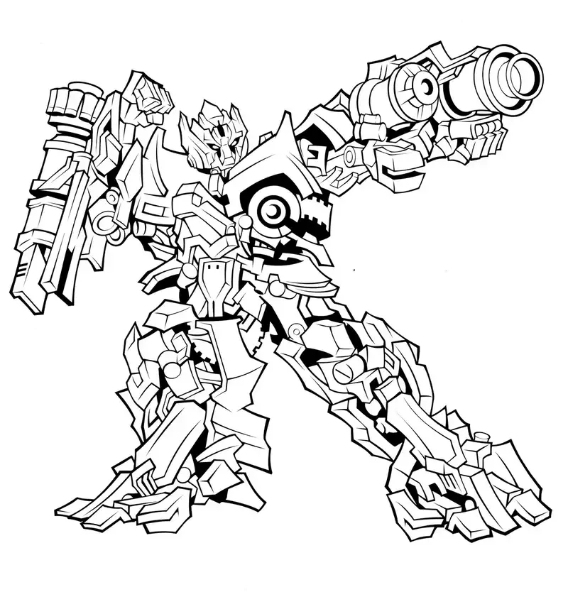 Bộ sưu tập nổi bật gồm coloring pages tranh tô màu robot gundam