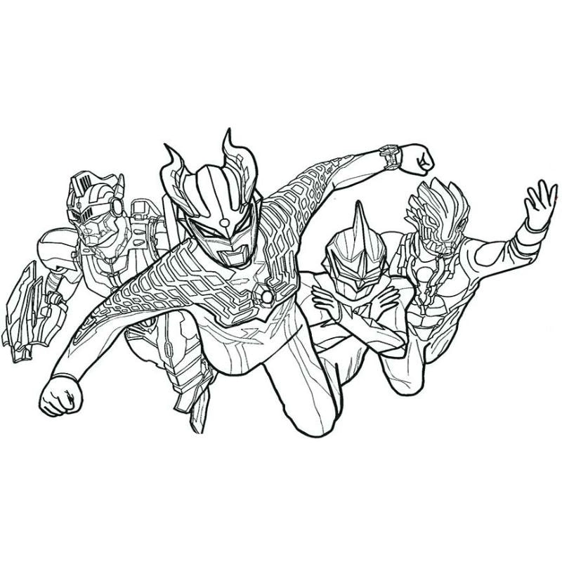 Hình siêu nhân tô màu cho bé với hình ảnh bắt mắt