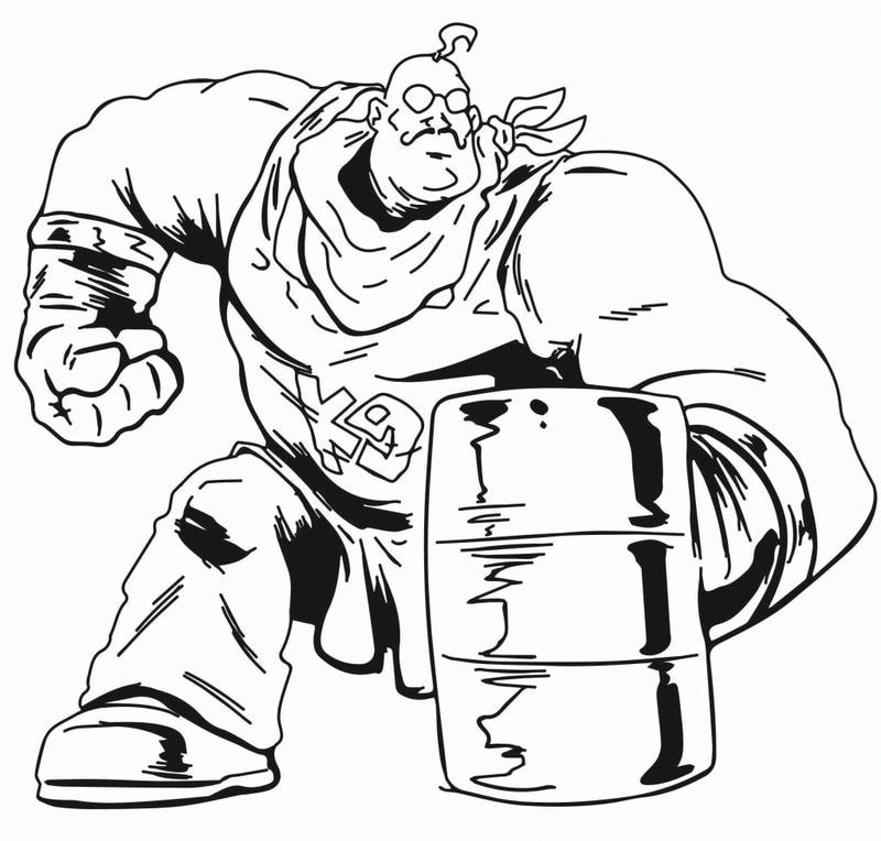 Tải ảnh tô màu siêu nhân để bé sáng tạo mỗi ngày