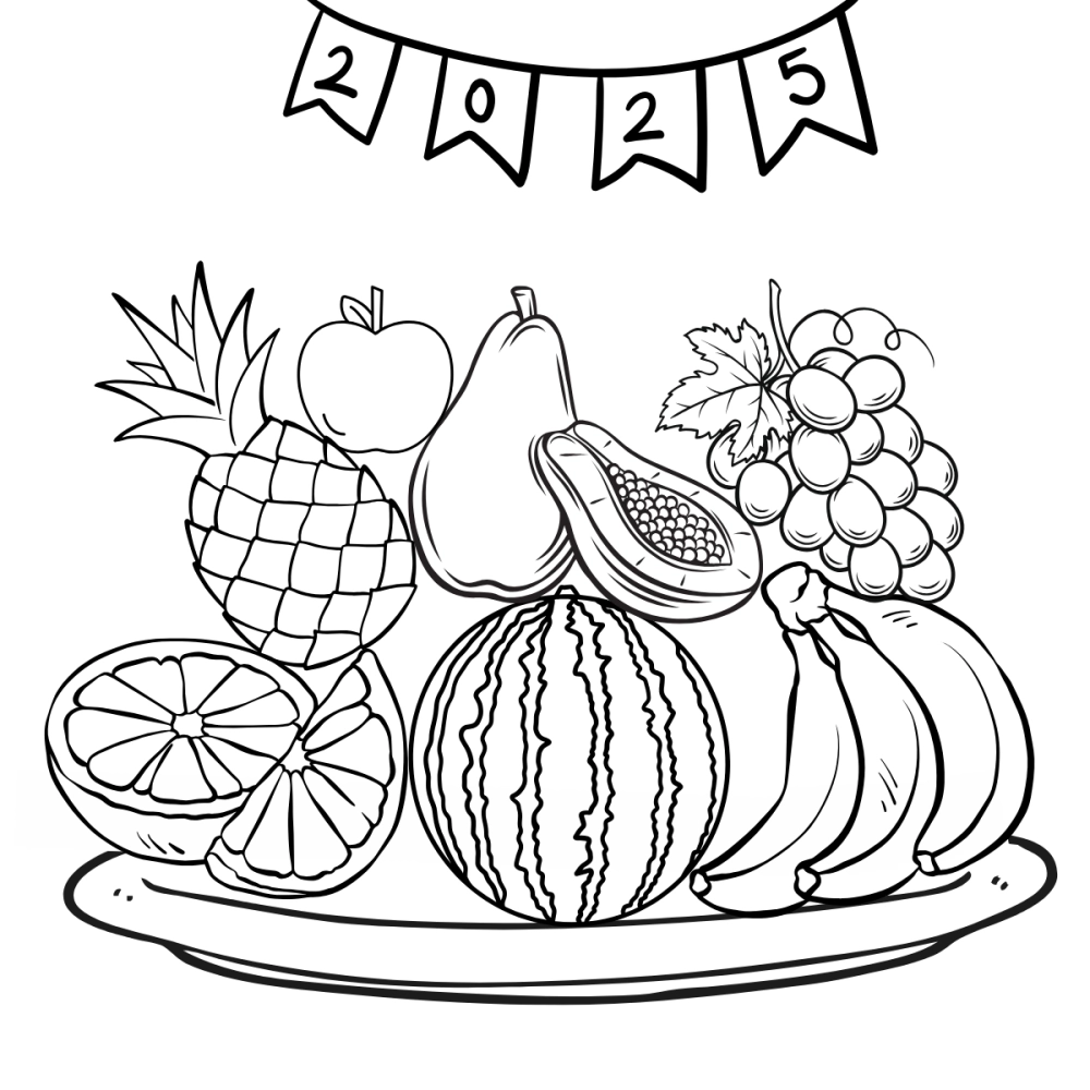 Tranh tô màu về tết, bé khám phá nét đẹp xuân