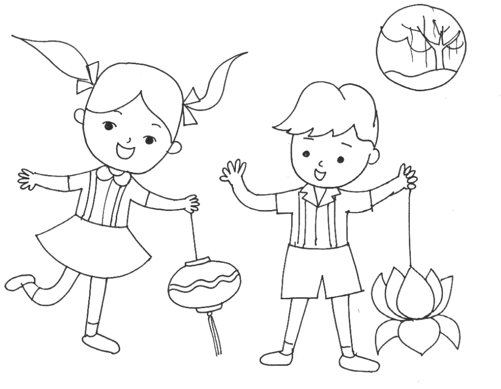 Tết tranh tô màu tết, bé vẽ sắc xuân rực