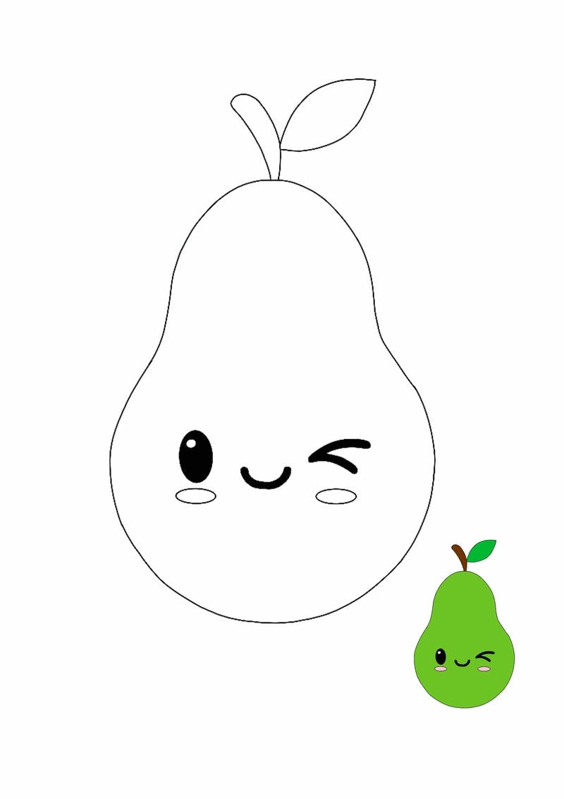 Giúp bé phát triển với tô màu trái cây cho bé thân thiện