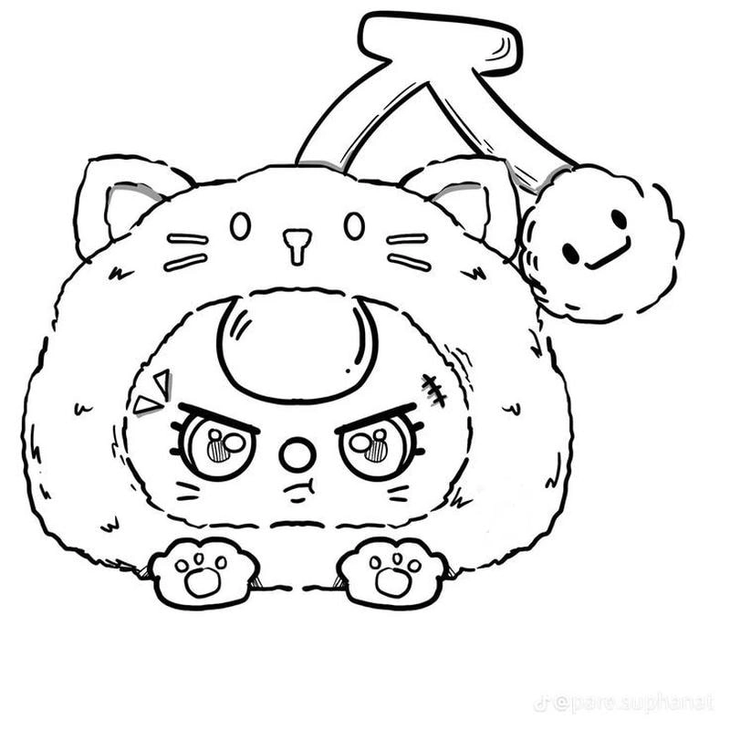 Sáng tạo cùng tô màu baby three trái cây v2 thú vị