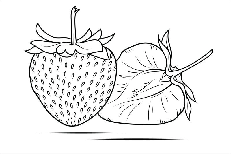 Thỏa sức sáng tạo với tranh tô màu các loại trái cây