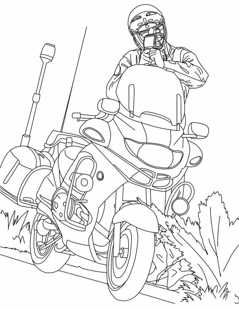 Phát triển kỹ năng tô màu cùng coloring tô màu xe cảnh sát