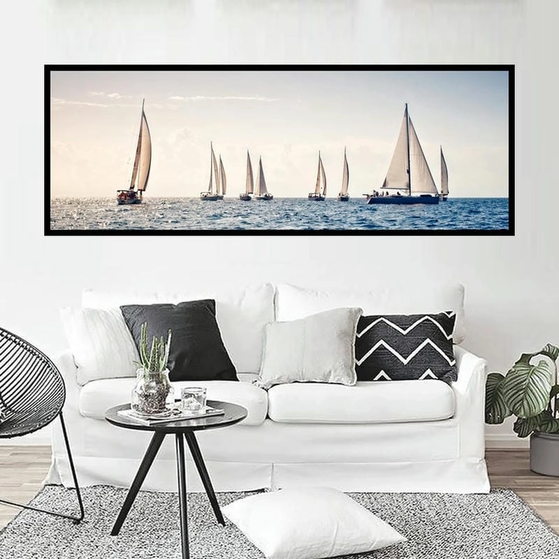 Tinh tế từng chi tiết với decor treo tường phòng khách