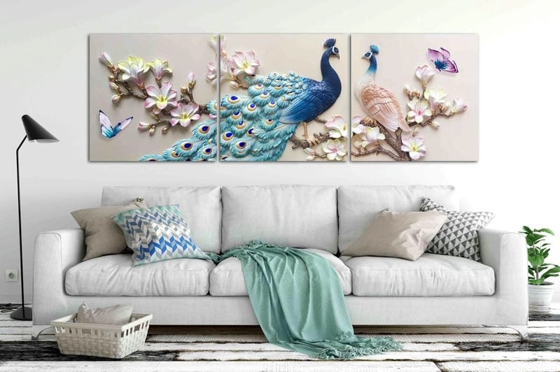 Biến hóa không gian bằng những bức tường trang trí đẹp