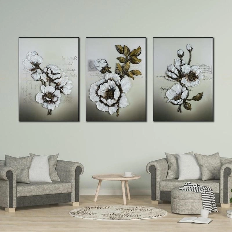 Tăng chiều sâu với trang trí phòng khách bằng tranh 3d