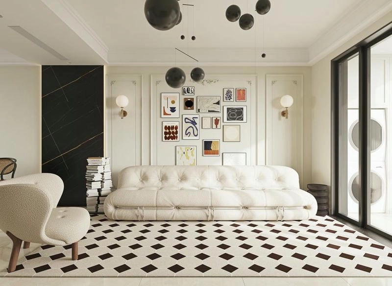 Không gian tươi mới nhờ tranh trang trí nhà mới