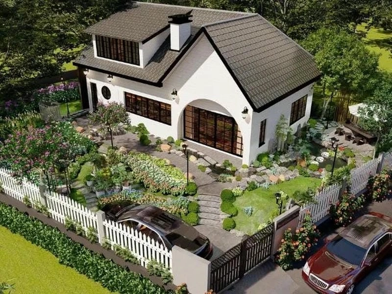 xem mẫu nhà vườn tham khảo thiết kế đẹp ấn tượng