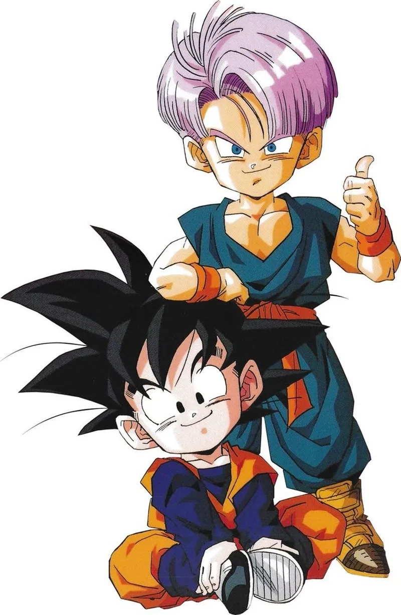 Khám phá tình bạn vững chắc và những trận chiến chung của Goten x Trunks trong Dragon Ball Z và Super.
