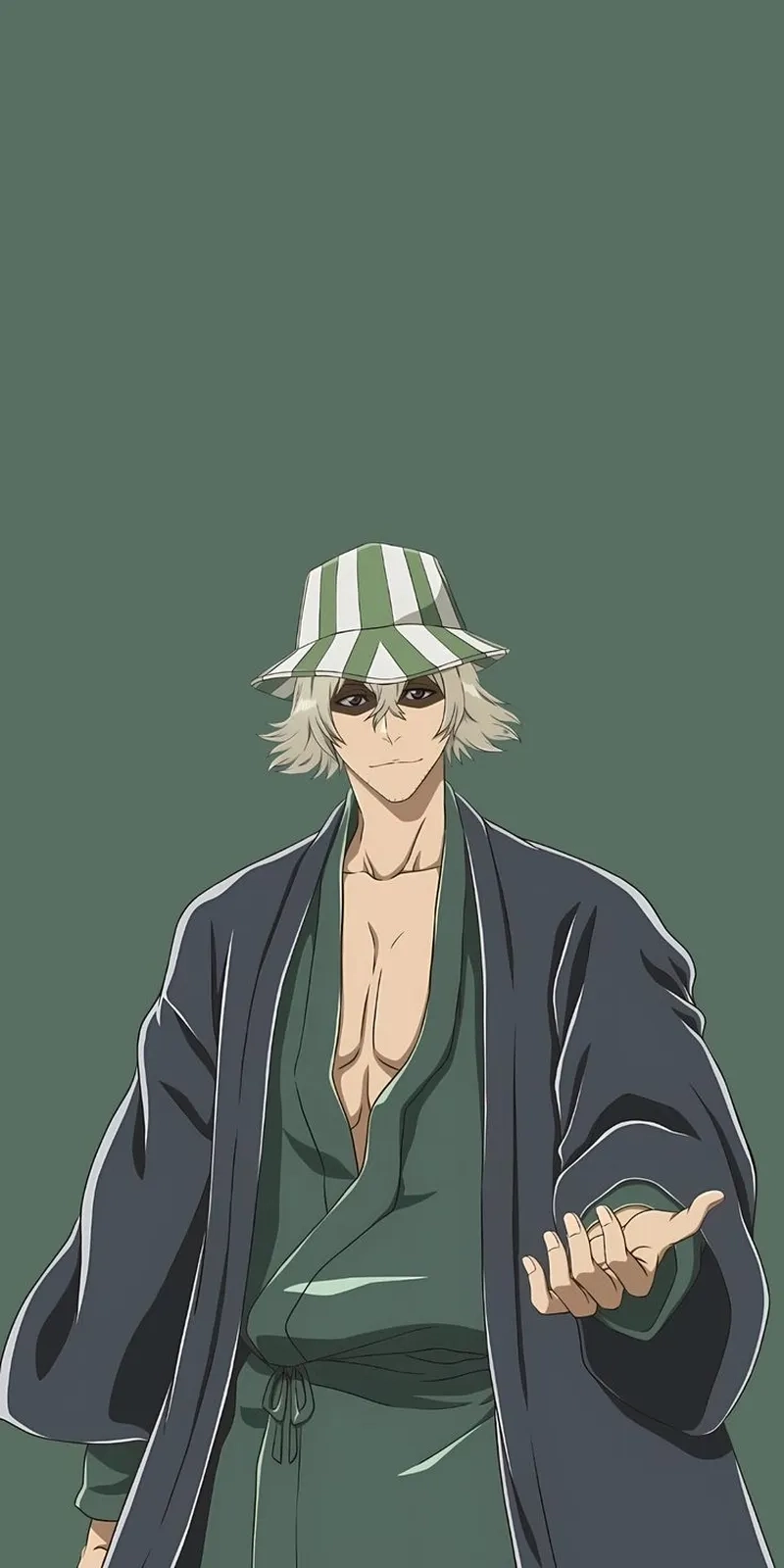 Biểu cảm sắc bén của Urahara anime được thể hiện xuất sắc