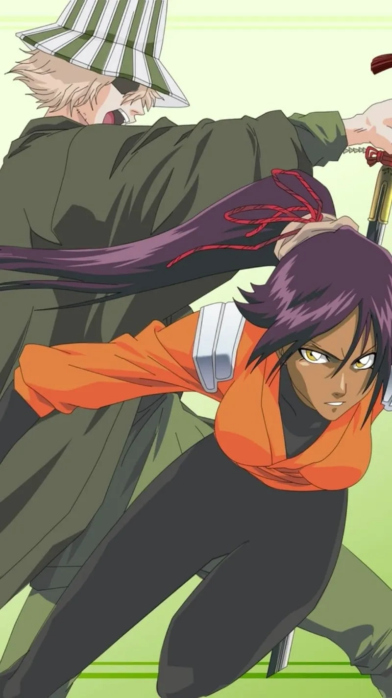 Hình ảnh Urahara Yoruichi cùng chiến đấu gây ấn tượng mạnh