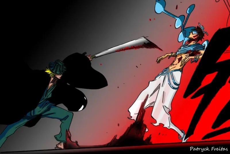 Fanart Yoruichi x Urahara lan truyền mạnh trên mạng