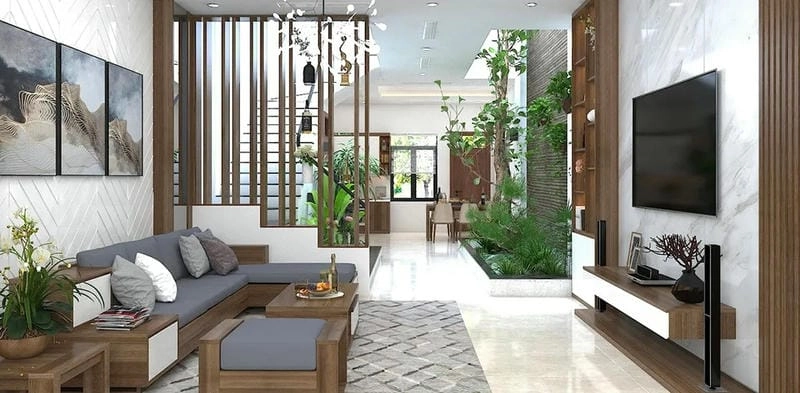 Tiện ích vượt trội với tủ vách ngăn cầu thang tích hợp lưu trữ