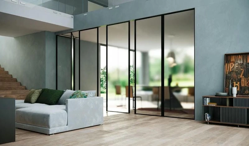 Gợi ý lựa chọn vách ngăn di động bằng kính đẹp