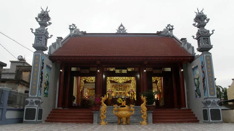 mẫu nhà thờ tổ trang nghiêm lưu giữ tổ tiên