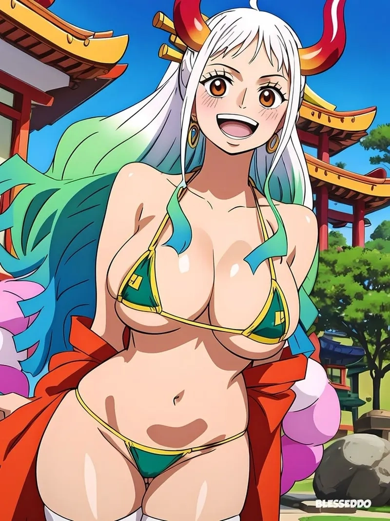 Tạo hình quyến rũ của Yamato Bikini One Piece