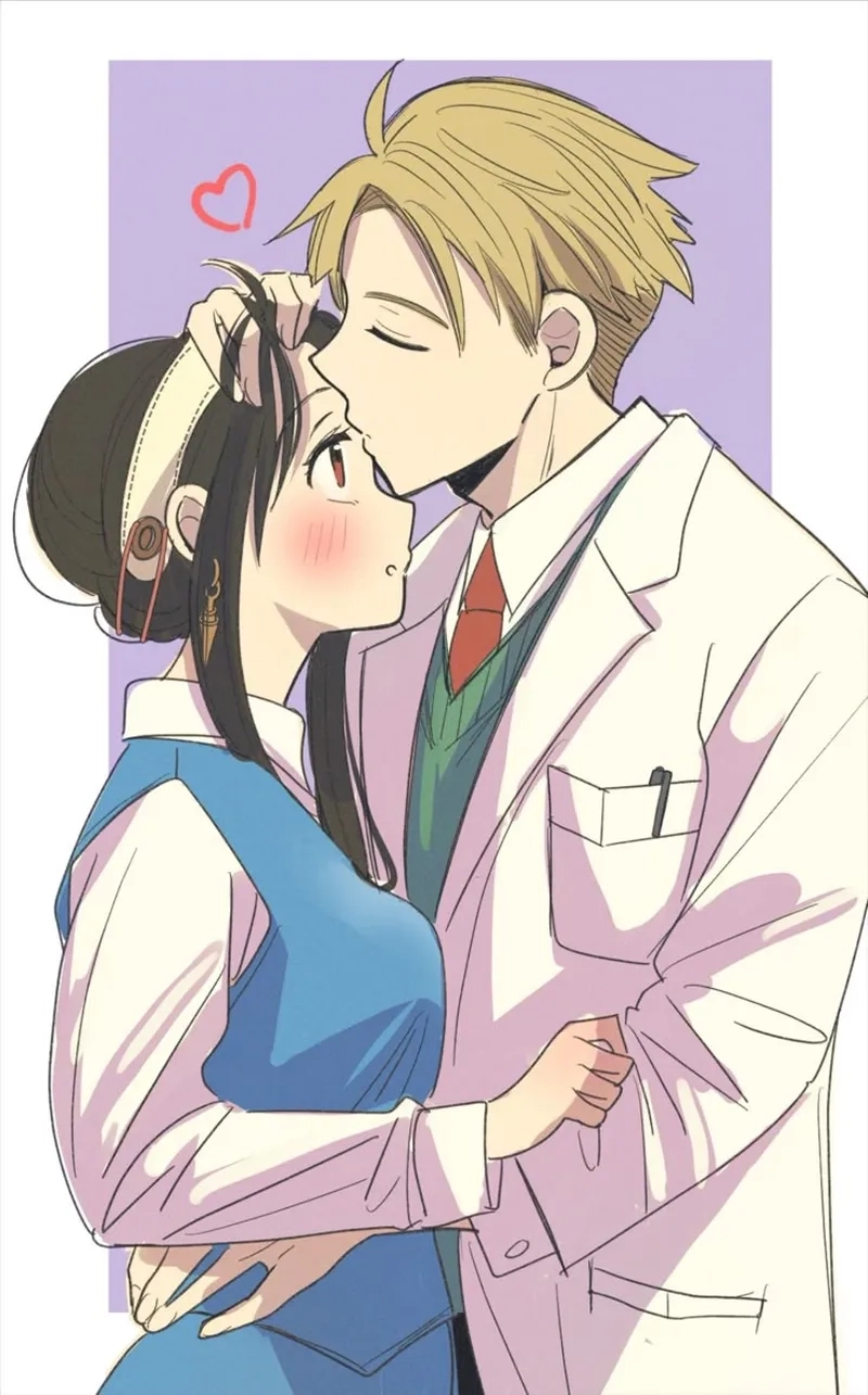 Loid Forger x Yor thể hiện mối quan hệ vừa nghiêm túc vừa dễ thương