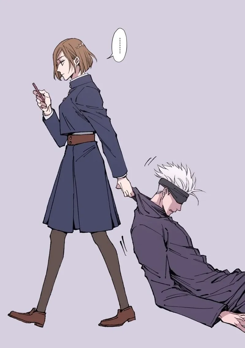 Fanart Makima x Gojo khiến cộng đồng bàn tán sôi nổi