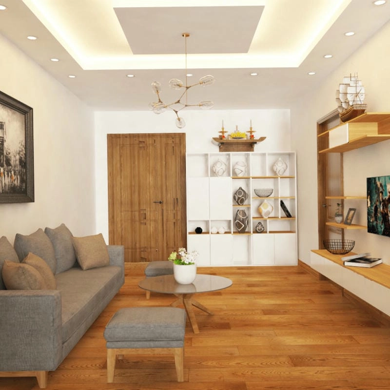 mẫu la phông trần nhà thạch cao tối ưu không gian hiện đại