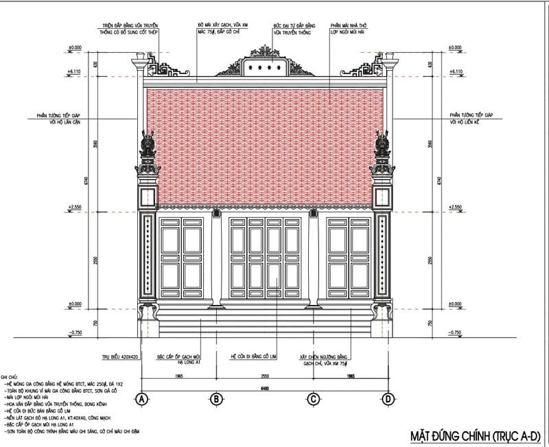 6x6m mẫu nhà thờ nhỏ đẹp gợi ý tiết kiệm diện tích