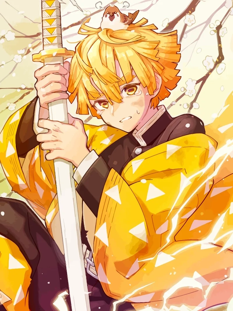 Zenitsu avatar thường mang phong cách đáng yêu hoặc cool ngầu, phù hợp làm ảnh đại diện cá nhân