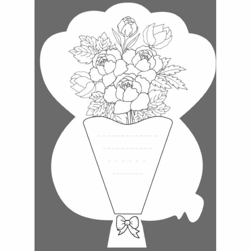 Những mẫu thiệp 20/10 tô màu giúp bé bày tỏ tình cảm với mẹ