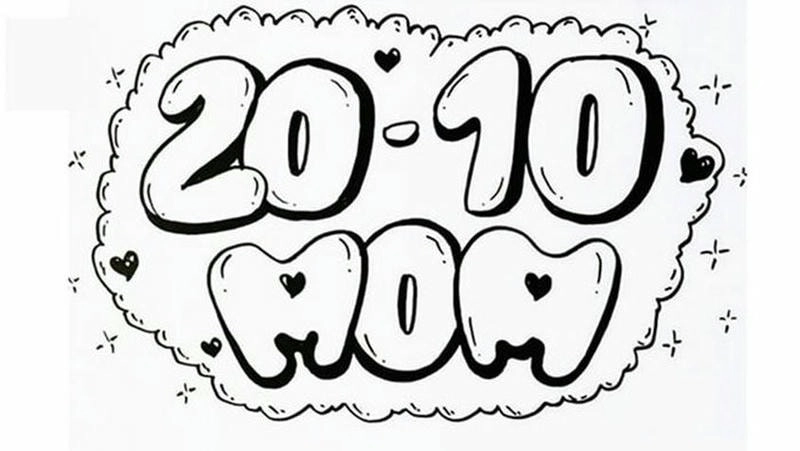 Thể hiện yêu thương với tô màu thiệp tặng mẹ 20/10 cực ý nghĩa