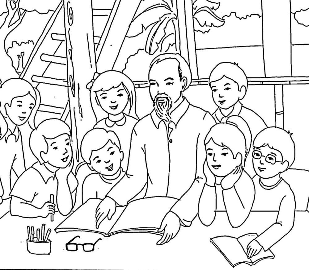 Khám phá tranh tô màu về bác hồ với thiếu nhi cực kỳ ý nghĩa