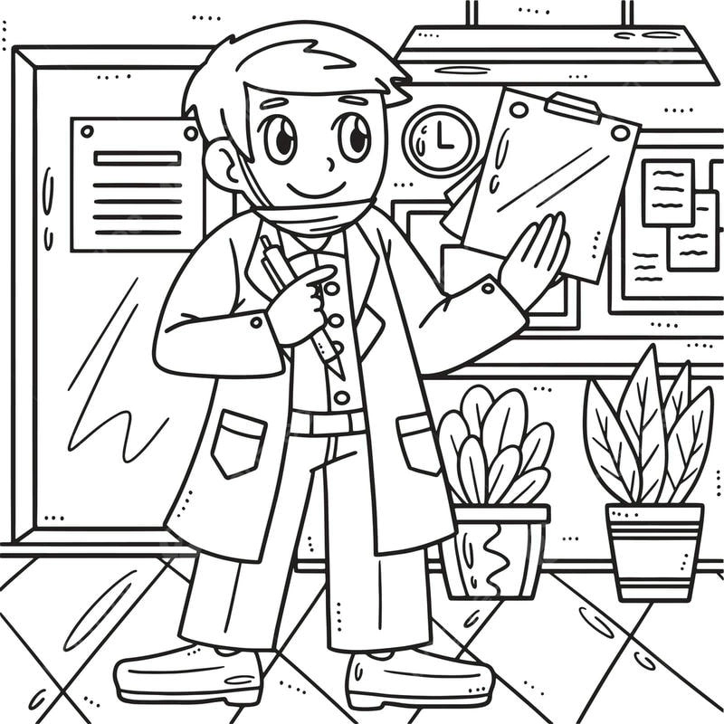 Tranh tô màu bác sĩ là như thế nào để bé thích mê?