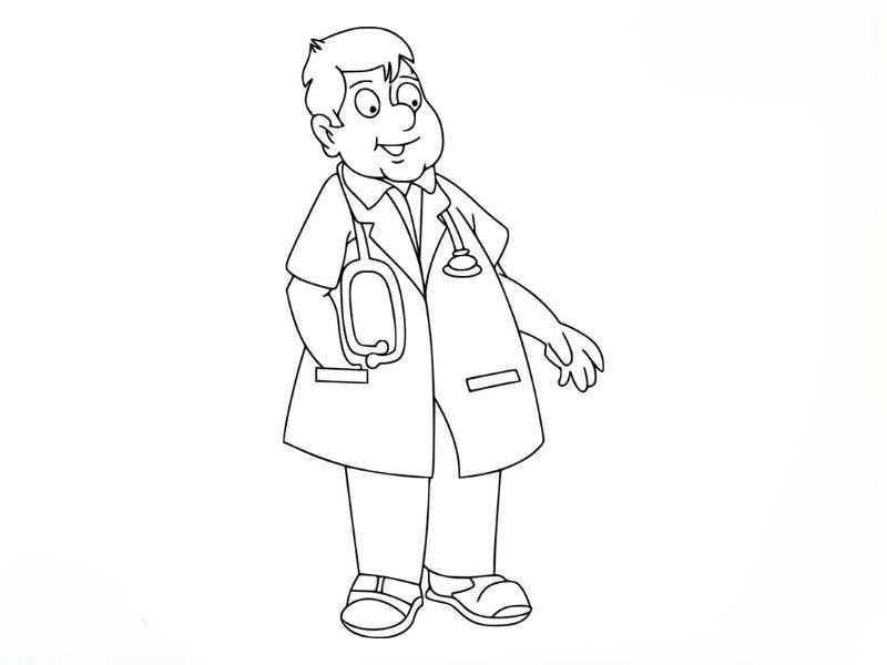Rèn kỹ năng sáng tạo với tô màu tranh bác sĩ