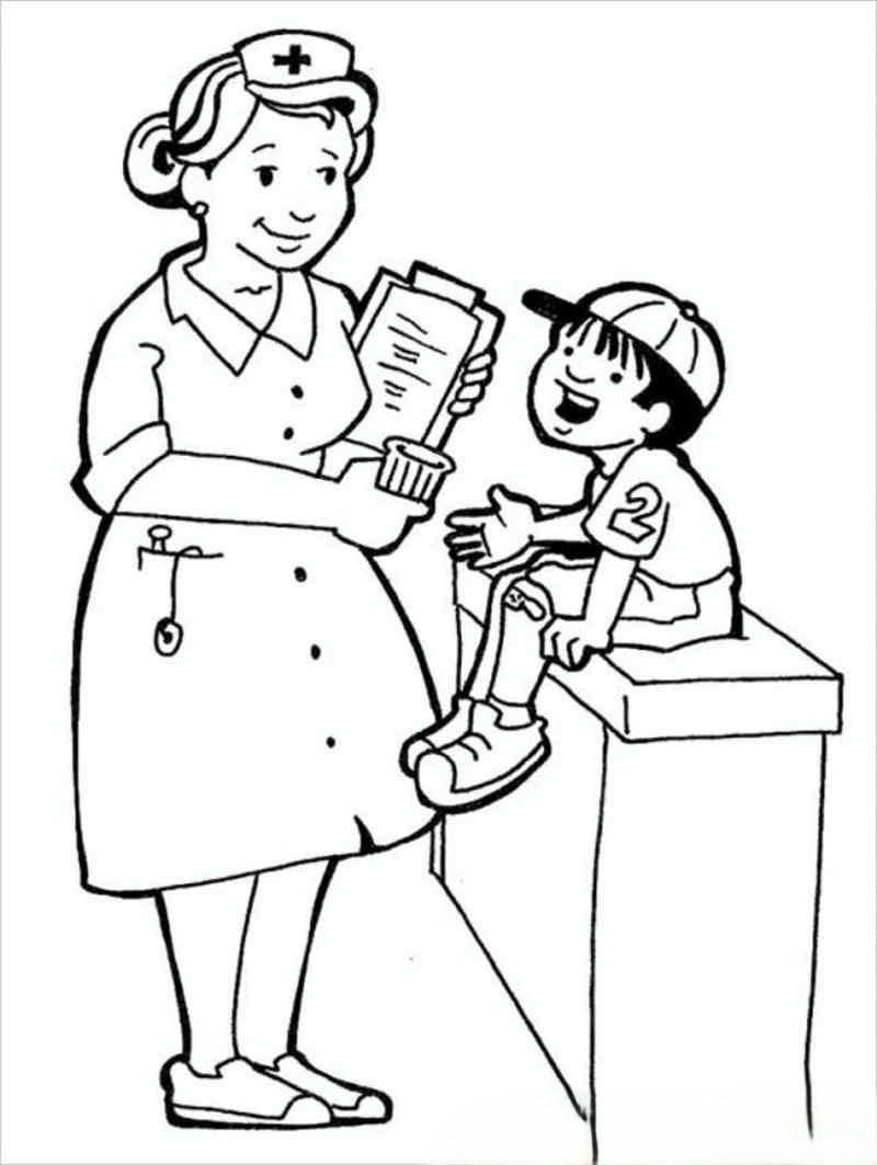 Tuyển chọn tranh bác sĩ tô màu độc đáo và vui nhộn