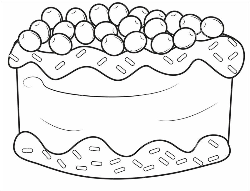 Tranh đáng yêu tô màu chúc mừng sinh nhật siêu chất