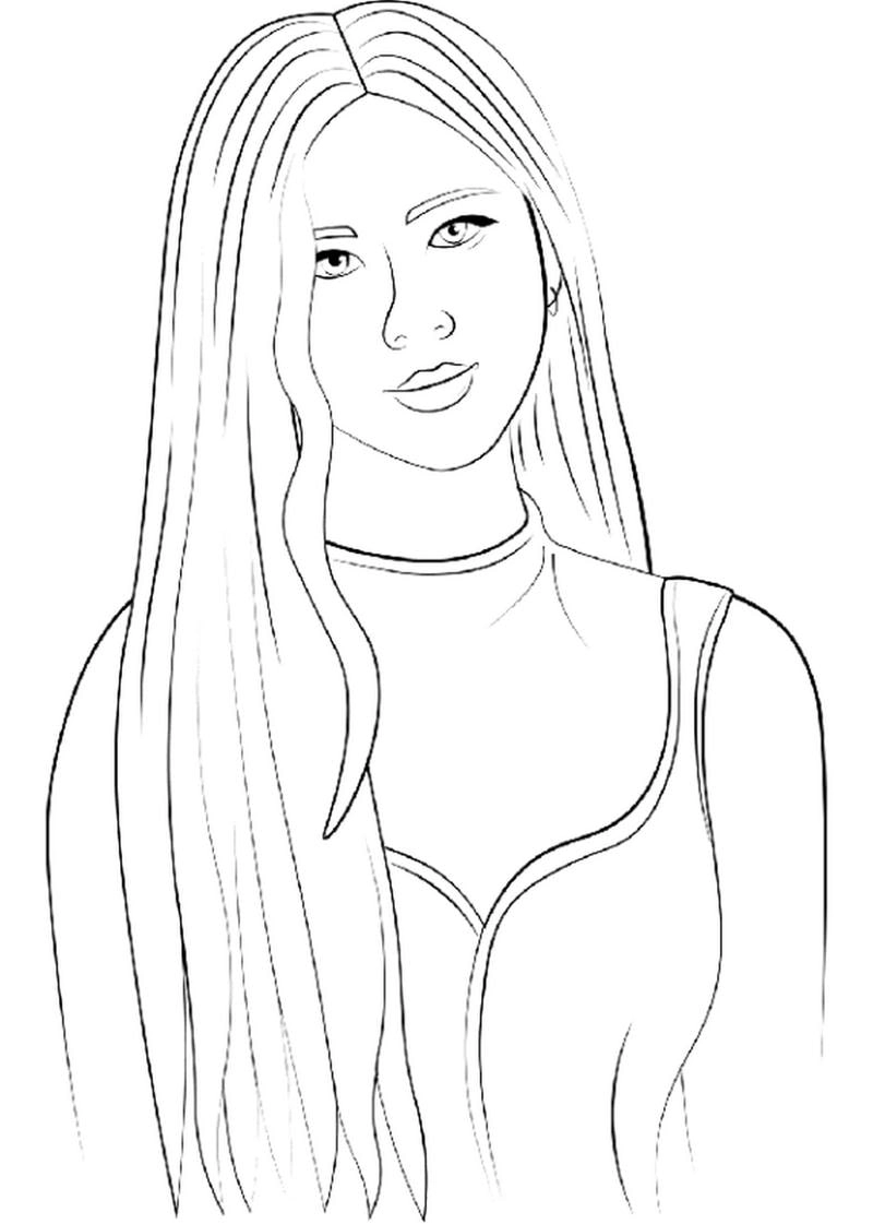 Bé yêu thích tô màu blackpink cute cực dễ thương