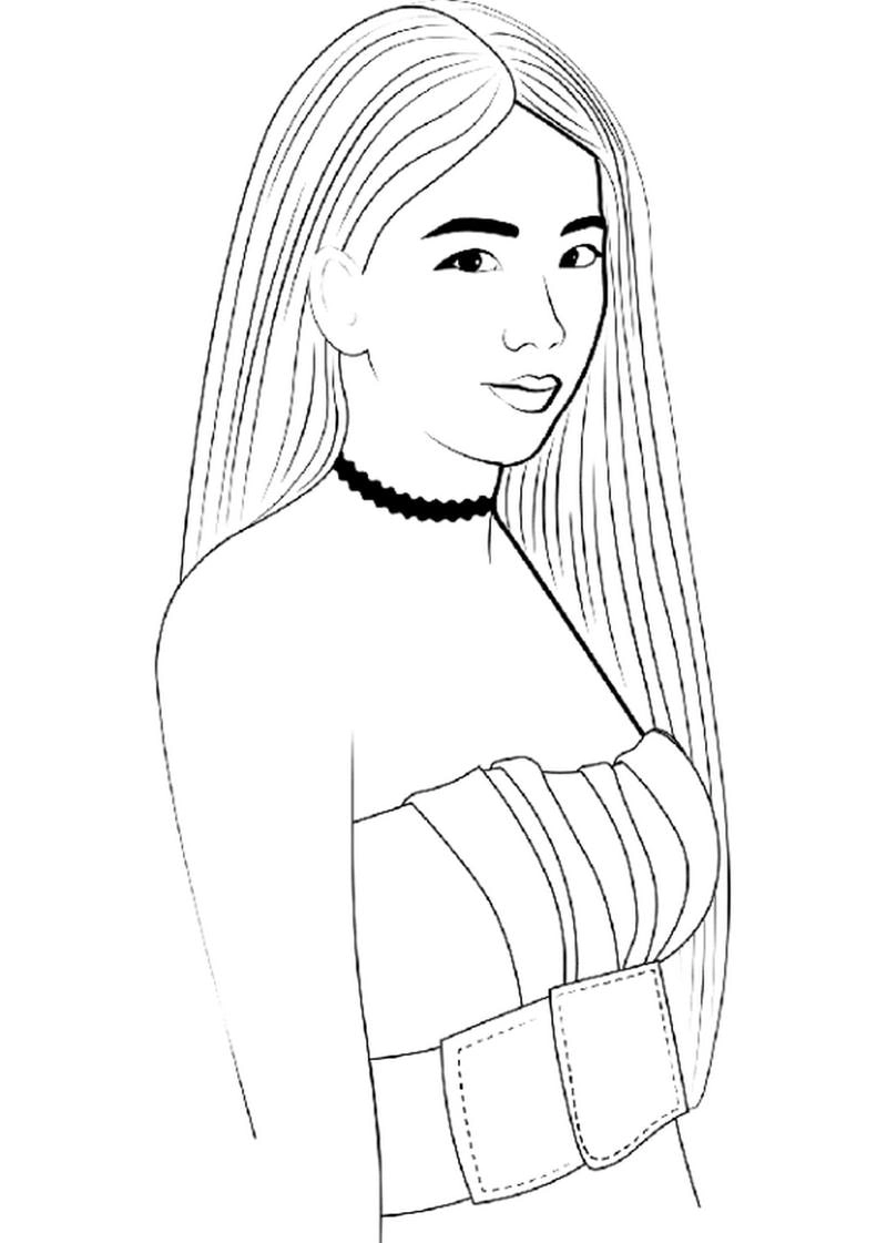 Download in hình blackpink tô màu đa dạng mẫu mới