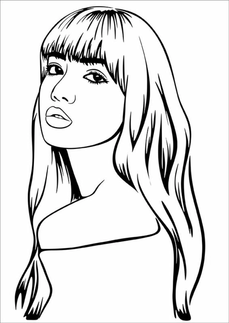 Tổng hợp mẫu blackpink tô màu siêu dễ thương cho bé