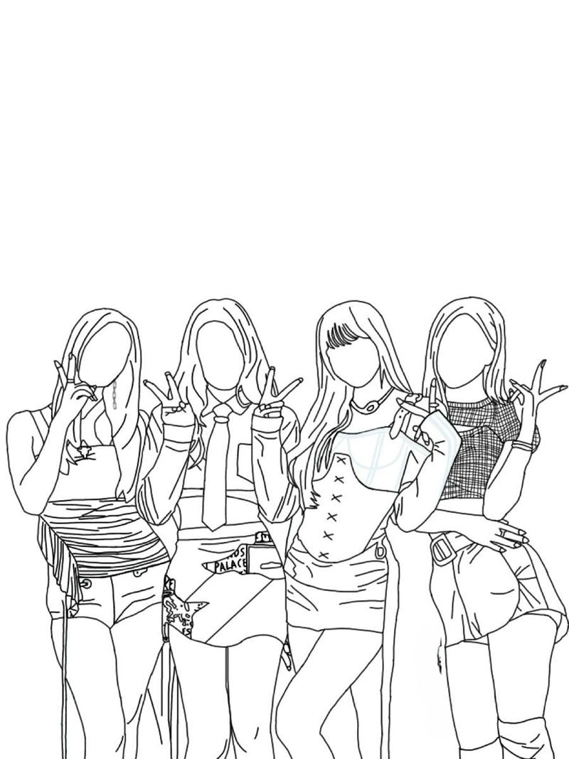 Giúp bé phát triển khéo léo với tô màu blackpink chibi cute sinh động