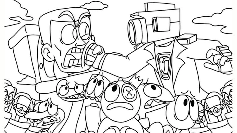 Tăng khả năng sáng tạo qua tô màu titan cameraman cực chất cho bé