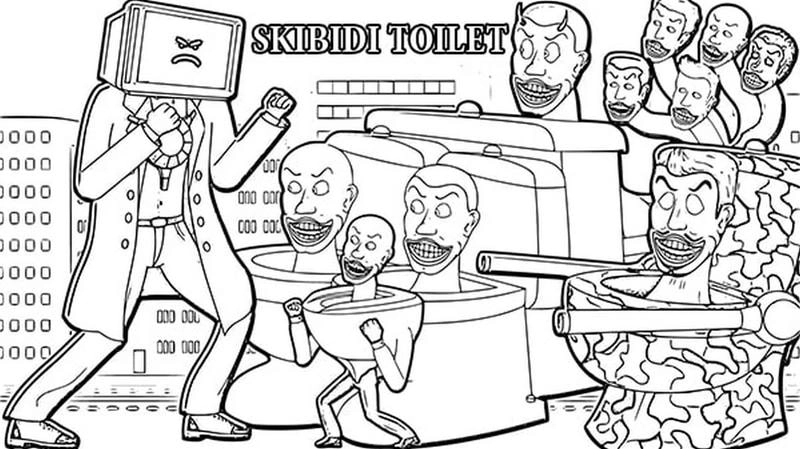 Góc sáng tạo mở ra cùng màu titan speakerman tô màu cameraman mới lạ