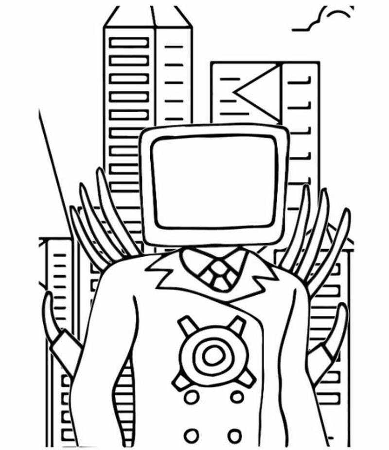 Lựa chọn mẫu hình cameraman tô màu đẹp nhất giúp bé học tô đúng chuẩn