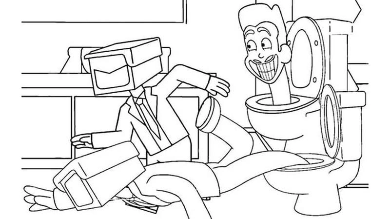 Bé tha hồ sáng tạo khi tô màu cameraman titan cấp 2 với các chi tiết hấp dẫn