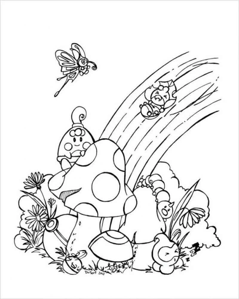 Bức tranh tô màu cầu vồng là món quà nghệ thuật tuyệt vời