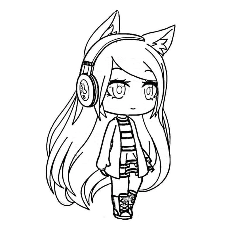 Tranh tô màu simmy chibi cực cool cho bé fan game Việt