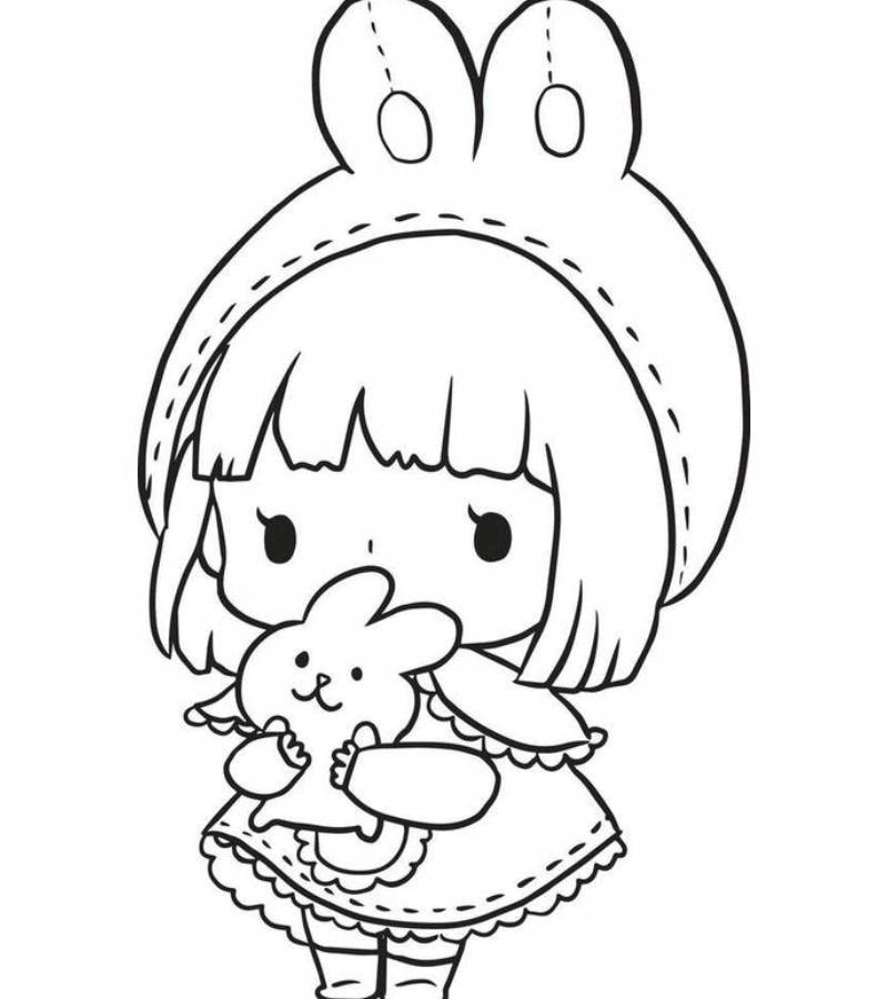 Chibi tranh tô màu công chúa chibi phát triển thẩm mỹ qua hình tô