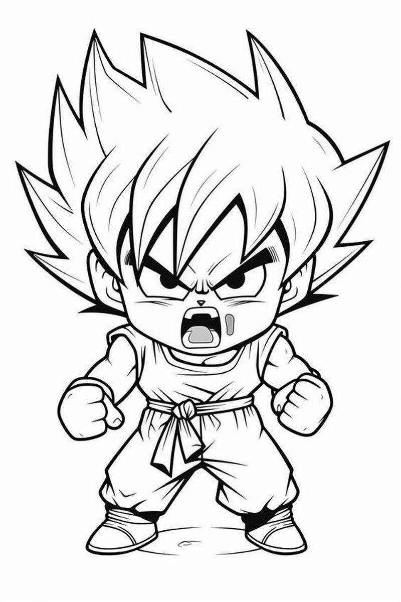 In tranh tô màu chibi miễn phí để bé tự do sáng tạo tại nhà