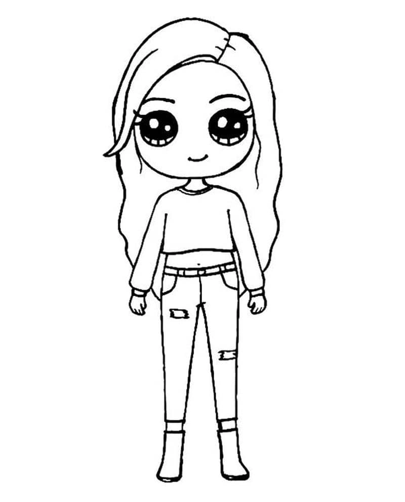 Nhóm nhạc tranh tô màu blackpink chibi mẫu tô màu hot nhất mạng