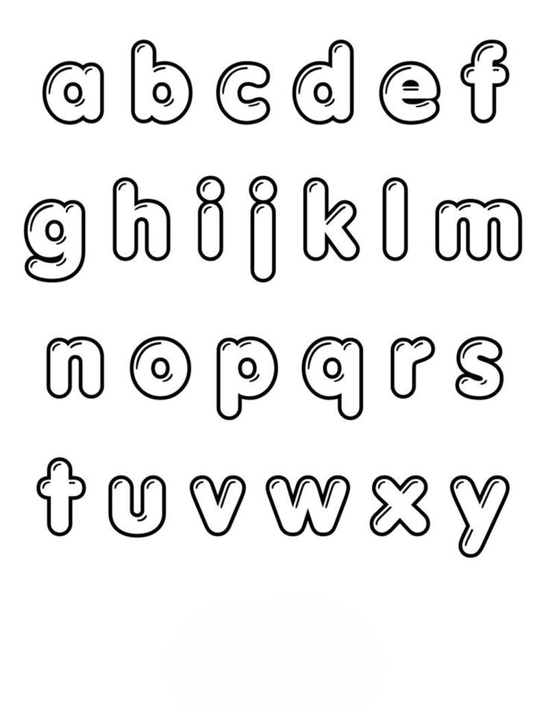 Bé tập nhận diện chữ với bộ tô màu chữ cái cho bé siêu dễ thương