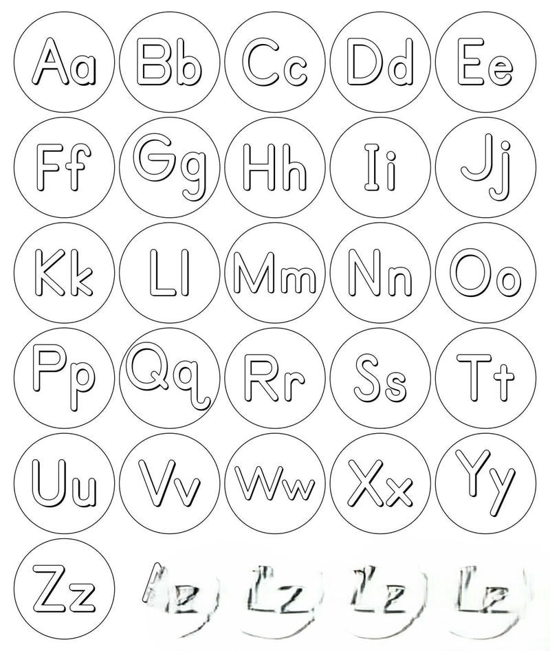 Tăng kỹ năng cầm bút nhờ tô màu chữ cái rỗng rõ nét cho bé